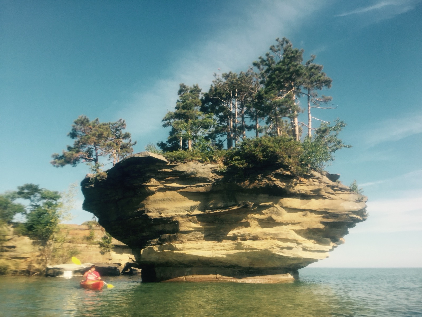 Turnip Rock, Port Austin, Lake Huron
